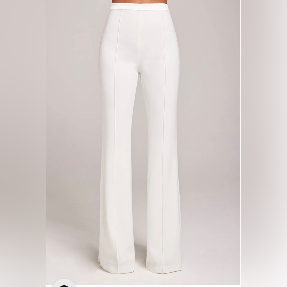 Nadine Merabi Charlotte White Pants- Medium
